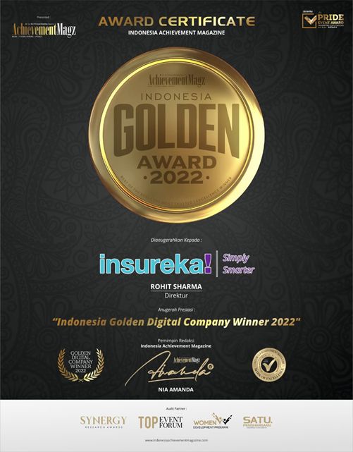 insureka! Dianugerahi Indonesia Golden Award 2022